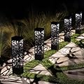 Generic Square Solar Pathway/Bollard Light/ 5-Pack, Black