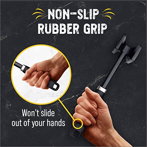 image for ﻿﻿Checkered Chef Meat Tenderizer Hammer - Dishwasher Safe Metal Ki