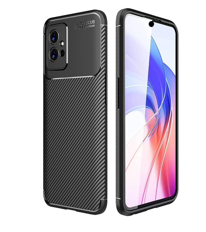 Newlike Flexible Shockproof TPU Brushed Texture Back Cover For Vivo T1 5G / Vivo Y75 5G (Black) (B09V87M3X4) Amazon Price History, Amazon Price Tracker