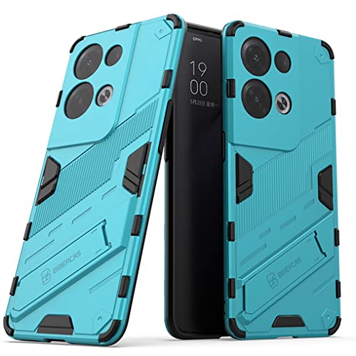 Custodia SEAHAI Per Oppo Reno 8 Pro 5G Con Supporto Nascosto, Antiurto Militare Blu - 2