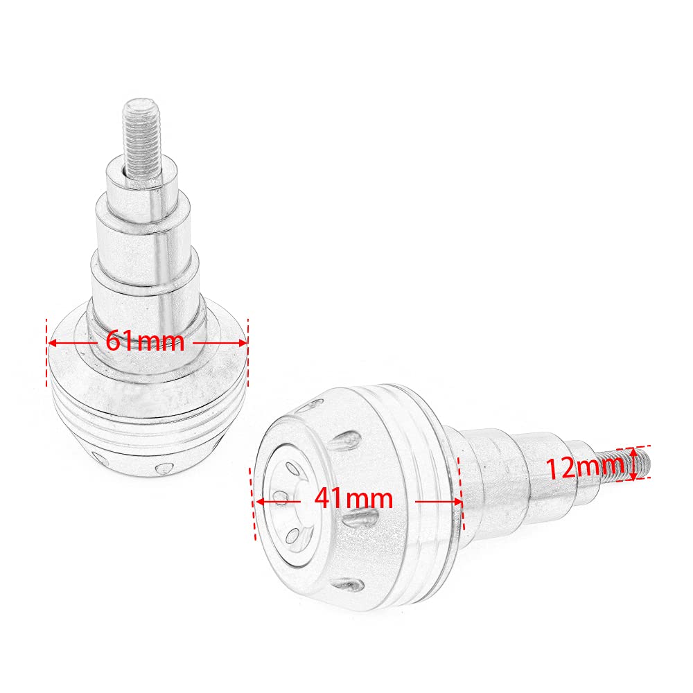 Tamponi Paratelaio Protezioni Telaio Anticaduta Frame Sliders in Moto per MT07 MT-07 MT 07 2015-2023 2024(nero)