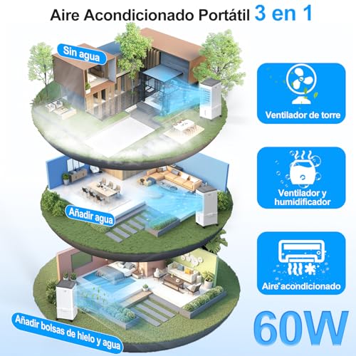 La Mejor Recopilación de Enfriador de Aire Portatil al mejor precio. 15 Imagen adicional