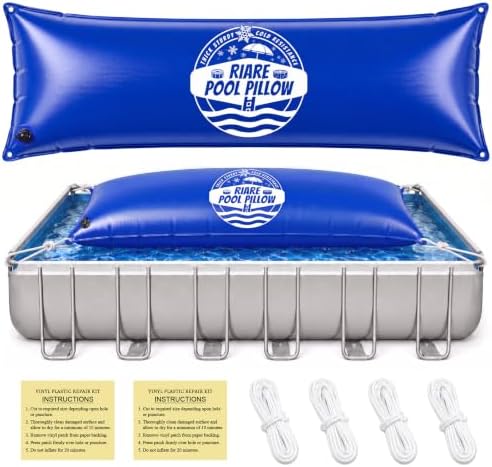 Riare 4 x 15 Ft Large Pool Pillow for Above Ground Pools, 0.4mm Thick PVC