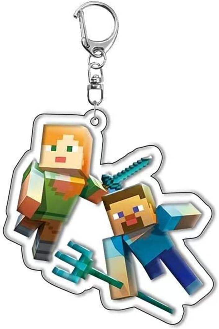 Amazon.co.jp: [SPOORY] 映画 マインクラフト キーホルダー 1個