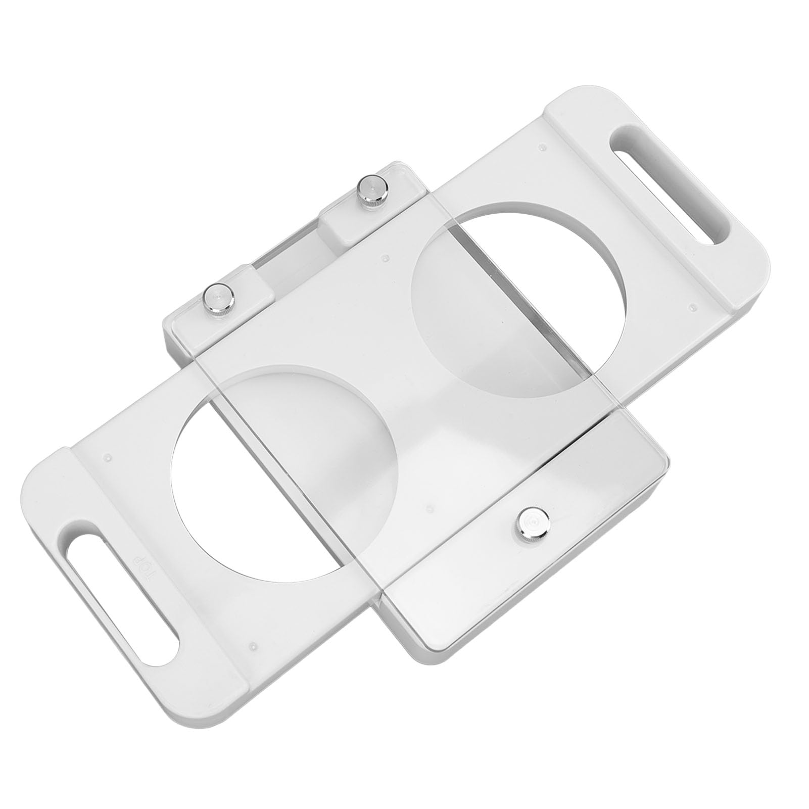 Hamburger Patty Maker Pressa per Hamburger in ABS Antiaderente a 2 Fori per Tritacarne per Riempire Salsicce
