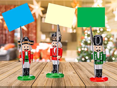 Kit Prendedores Porta Recado de Mesa Quebra Nozes Resina 3 Unidades - Magizi