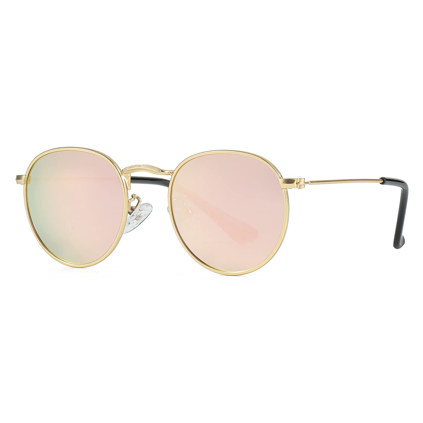 Kids Polarized Sunglasses Classic Metal Frame for Baby Boys Girls Age 0-18