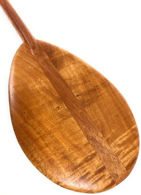 Tikimaster Premium Curly Koa Paddle 48 inch Steersman - Made in Hawaii | #koa7462