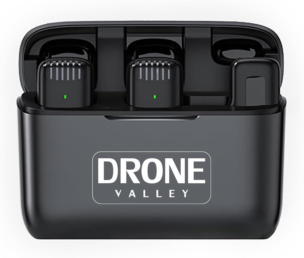 New Wireless Microphone Kit For the DJI Smart Controller/Phone/Computer/Action Camera - Drone Valley Gear