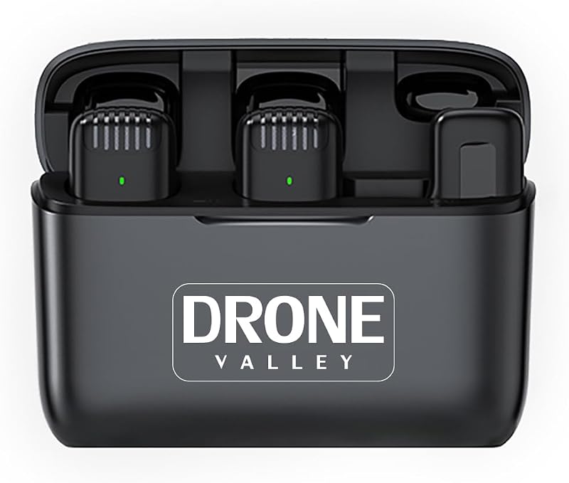 Nuevo Kit de micrófono inalámbrico para controlador inteligente DJI/teléfono/computadora/cámara de acción - Drone Valley Gear
