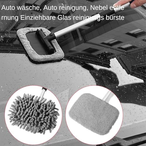 Kit d'entretien de véhicule extensible pour vitres propres sans traces