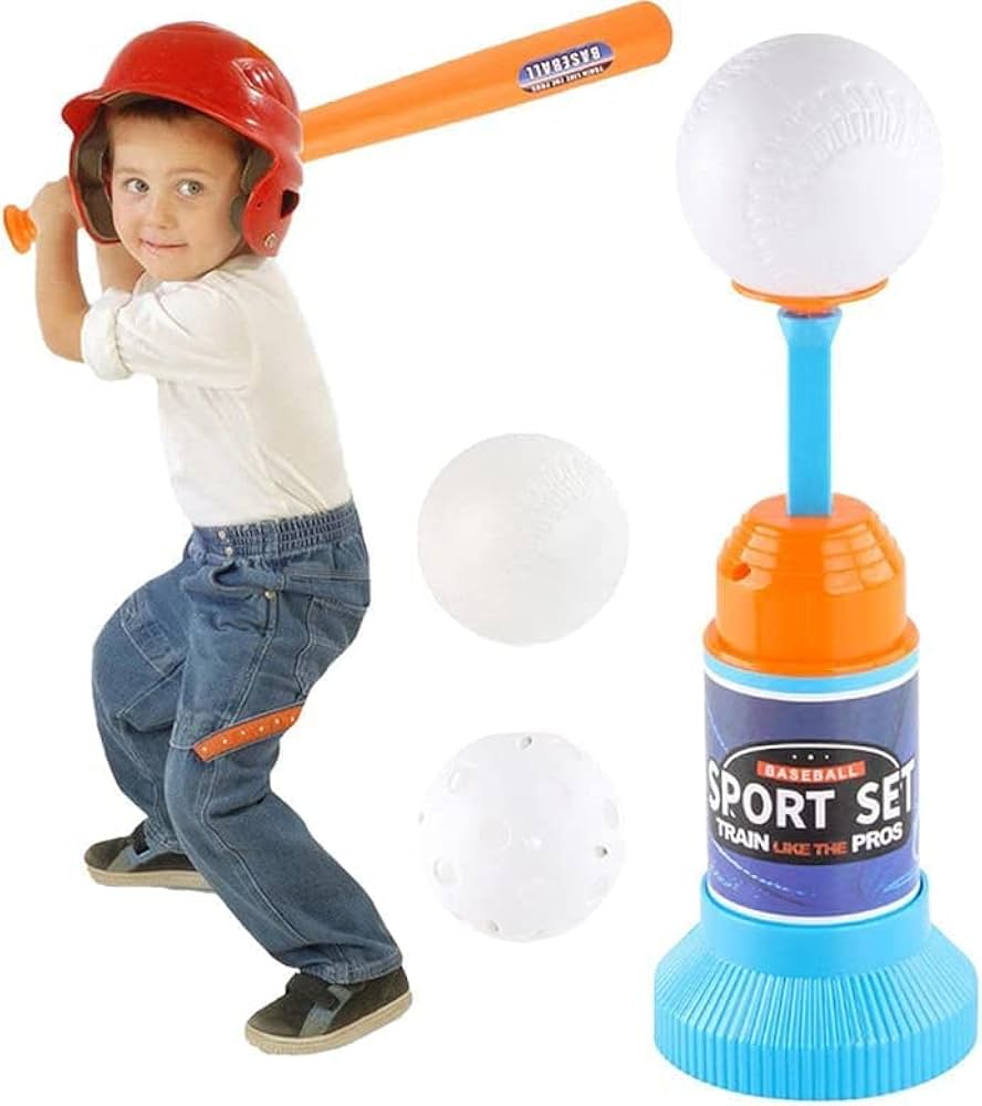 Amazon | 野球 おもちゃ バッティングセット プラスチックバット