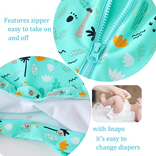 Image of UMELOK Baby Girl Swimsuit Infant UPF 50+ Bathing Suit Size Months