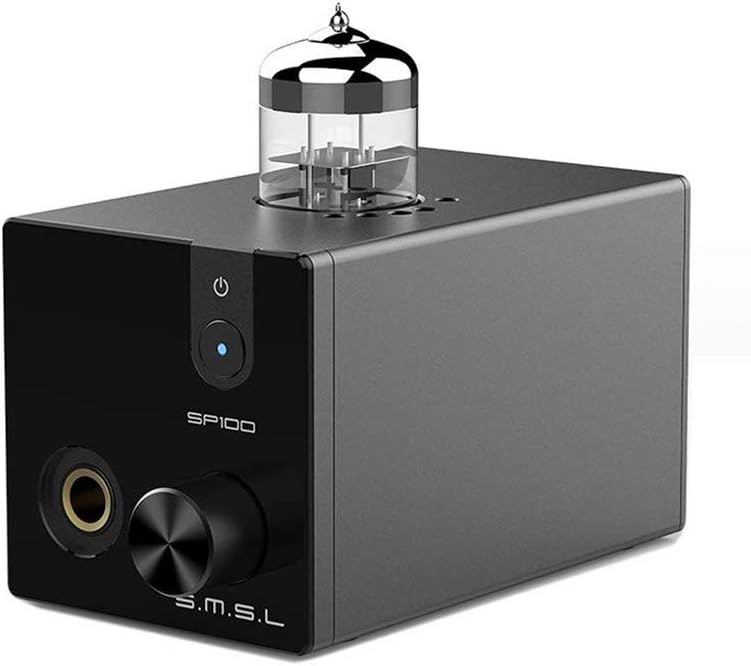 Bеѕt Sеllеr Dilvpoetry SMSL SP100 Vacuum Tube Headphone Amplifier Replaceable 6N3 Buffer HiFi Stereo Audio Desktop Amp Preamplifier Preamp (Black)