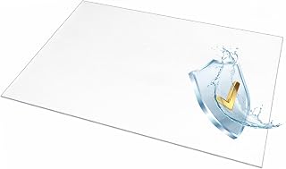 Beautex transparentes Tischset Platzset Tischschutz, abwischbar, mattiert
