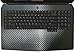 Customized Free Cut Wrist Palmrest Palm rest Touchpad Trackpad Sticker Skin Cover Protector for 17.3'' Dell Alienware 17 (2015 version) (black carbon fiber)