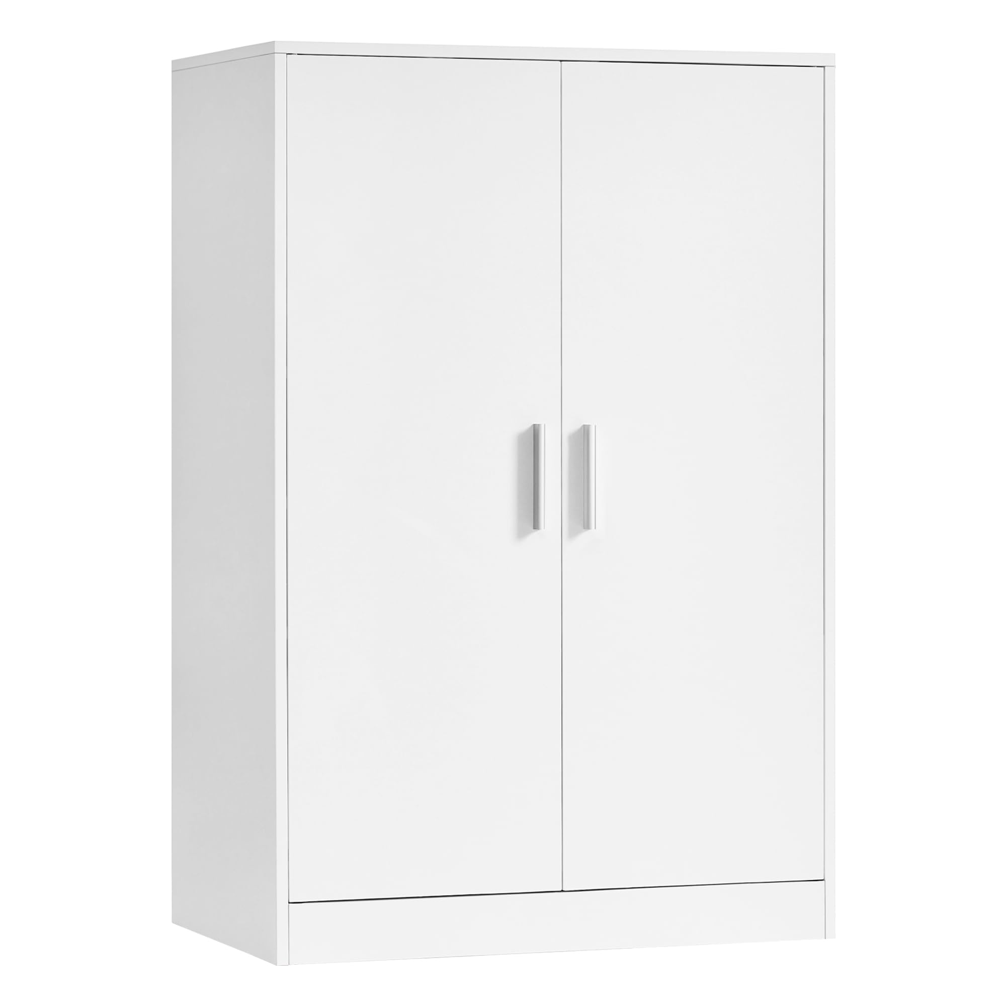 VASAGLE Storage Kitchen Cupboard, Pantry Cabinet with Adjustable Shelves, Freestanding Sideboard Organiser Unit, Modern Shoe Storage Cabinet with Doors, 5 Tier, 2 Doors, Cloud White HSC501WB01