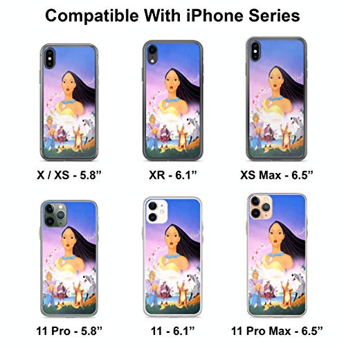 Phone Case Phone Case Pocahontas Compatible With Iphone 11 12 13 14 Pro Max Mini Xr Se 2022 7 8 X Xs 6S Plus For Samsung S21 S22 S23 Ultra A12 A51 A71 5G Transparent #TOP2