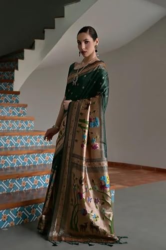 Veglari gold kanjivaram silk saree – image 3