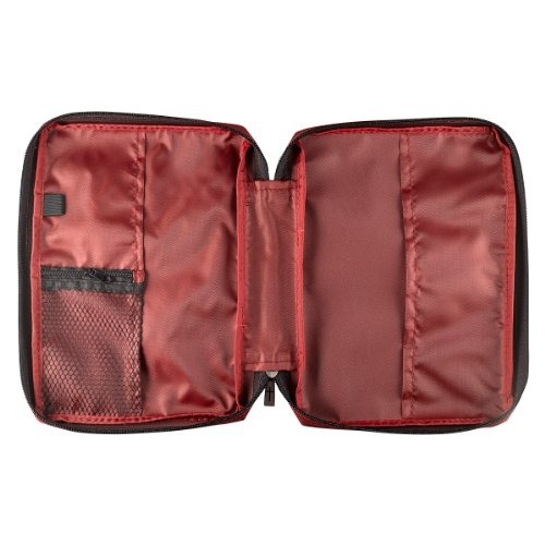 Image of Fish Fabric Large Burgundy Bible Cover
