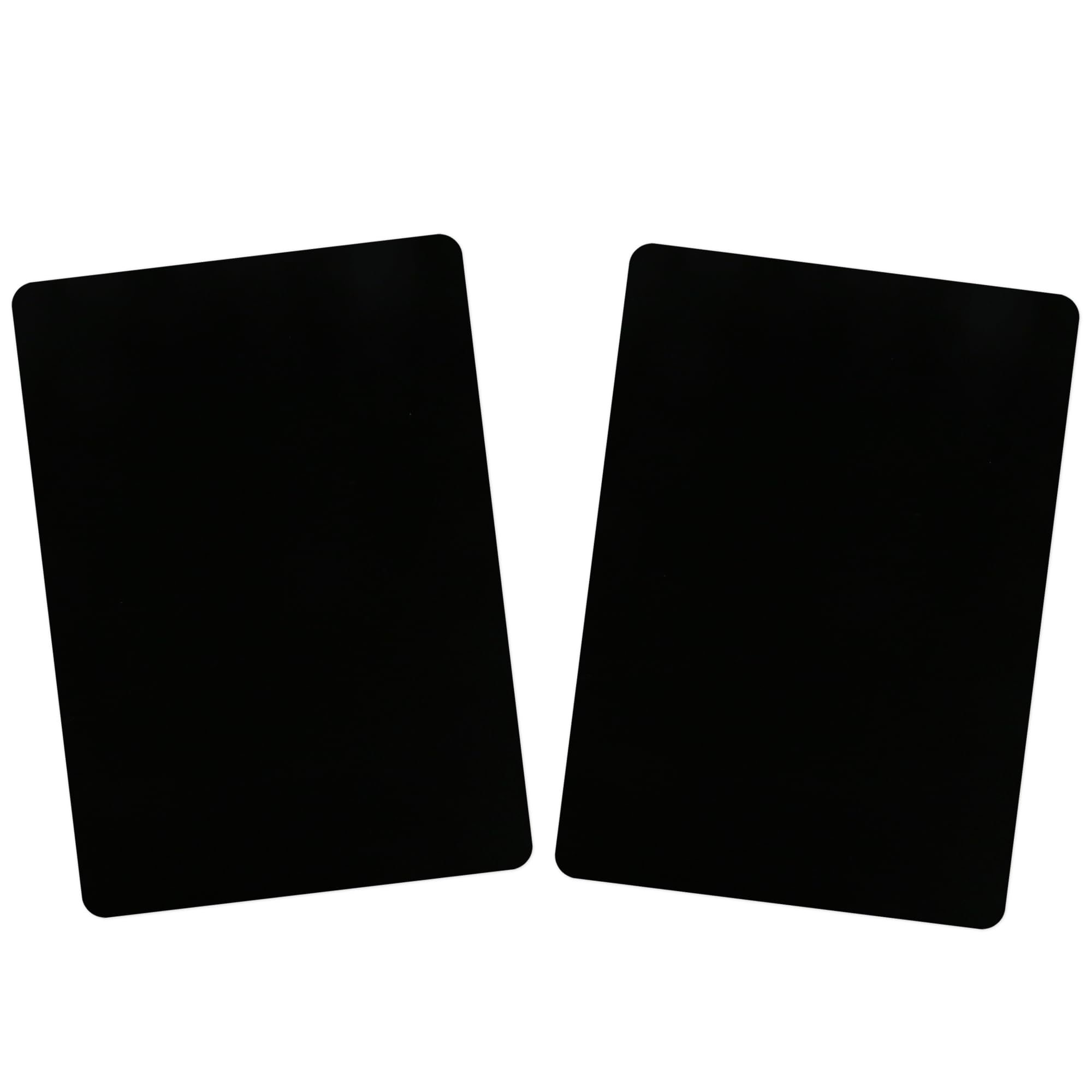 Bowitzki face painting practice board,2 pieces reusable colorful face paint practice board,painting makeup exercise template A4 size (Black)