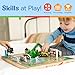 Melissa & Doug Take-Along Railroad Tabletop Playset with Wooden Train Toys, Animals & Scenery Play Pieces, Preschool Learning Toys for Girls & Boys 3+ - FSC Certified