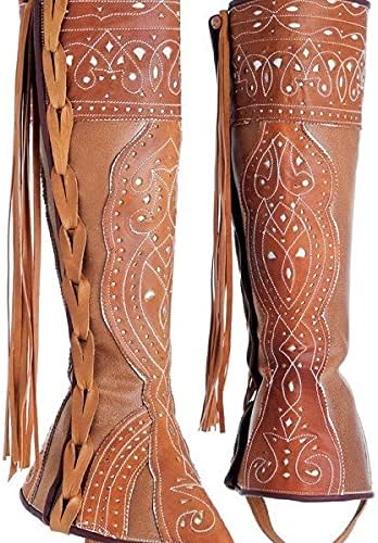 Unisex Soft Leather Leg Protector Horse Chaps Half Chaps Zip-Up Pair Child-Adult Size in Variation, Image, Description, C39