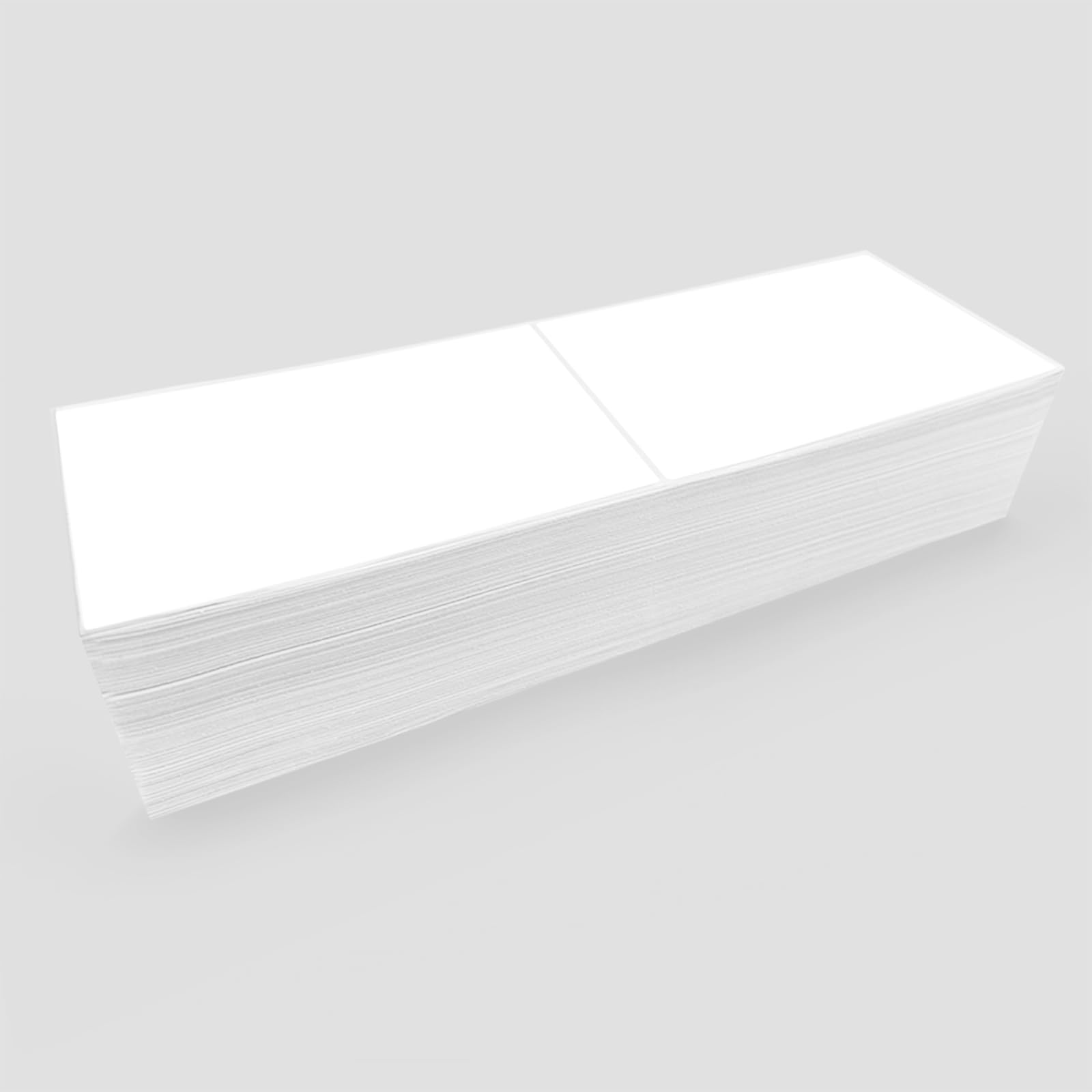 Thermodirekt-Etiketten, 10,2 x 15,2 cm, perforiert, Weiß, 1000 Etiketten pro Stapel, 2 Stück