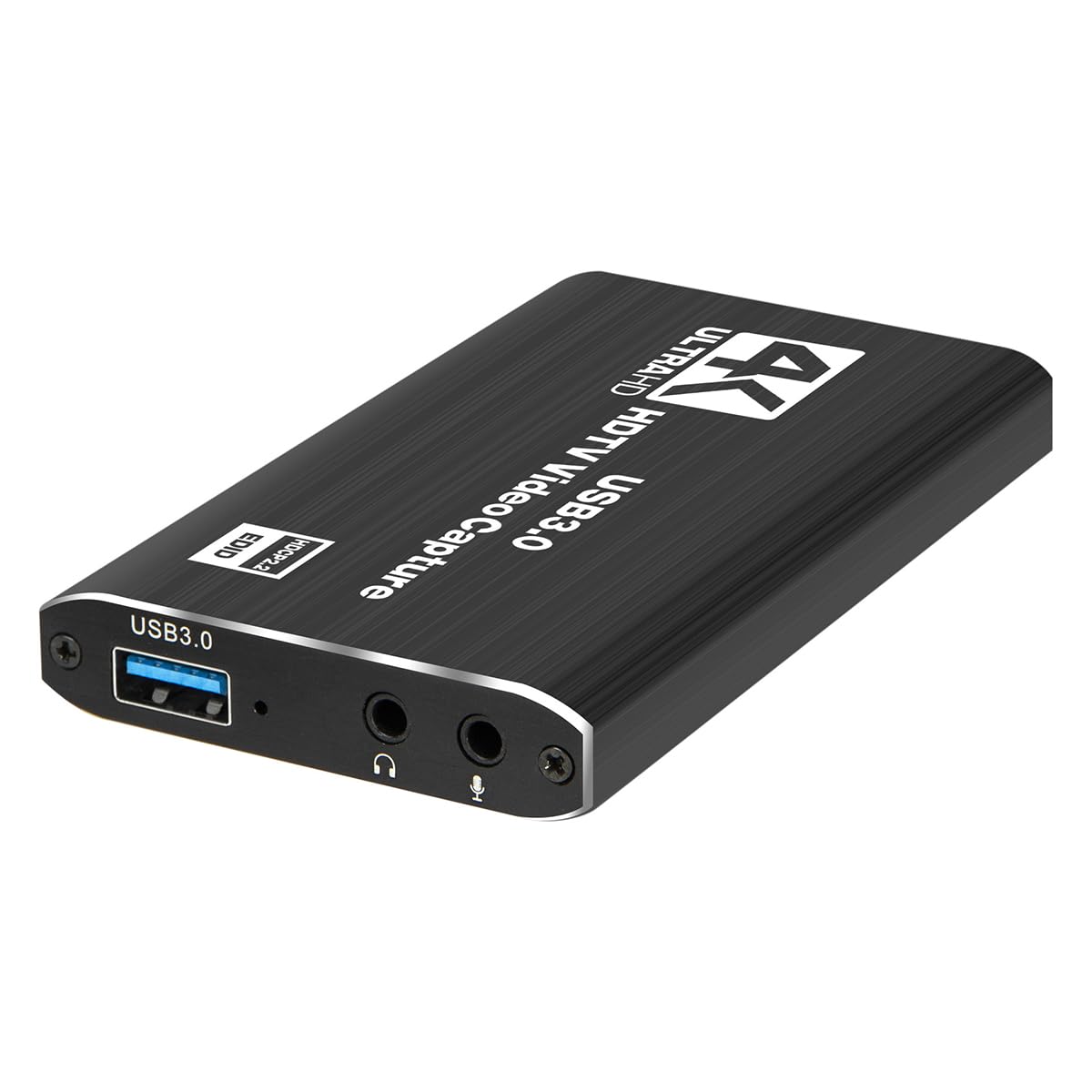 Carte d'acquisition vidéo HDMI 4K, périphérique vidéo USB 3.0 Full HD 1080p 60 ips pour l'enregistrement et le streaming depuis une caméra P5 ou un PC.