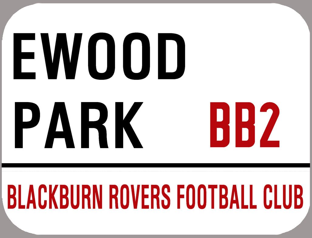 Yelaceccb New Metal Street Sign Ewood Park Blackburn Rovers Metal Street Sign 8X12 Inches