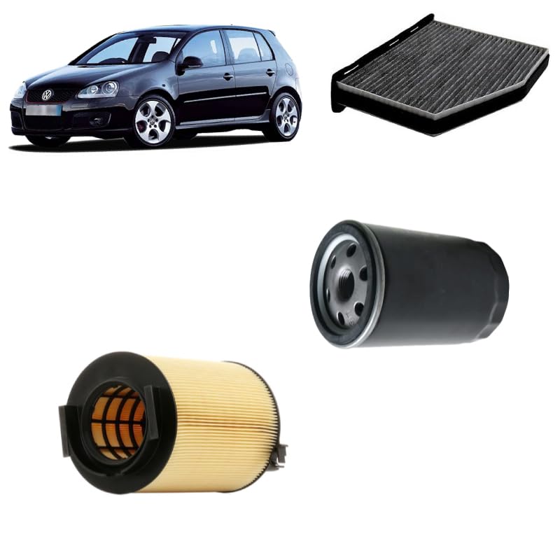 Kit Tagliando Per Volkswagen Golf 6 1.6 Benzina - 3 Filtri + 5L Olio Edge 5W30 LL - Foto 7