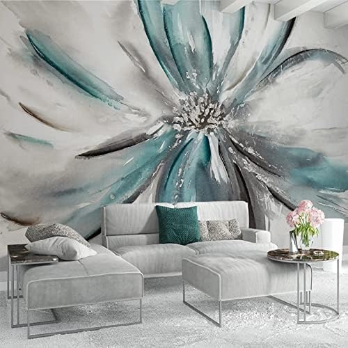 Peinture à l'huile fleurs papier peint 3D 200x140cm pour décoration salon