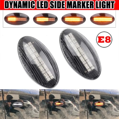 Intermitentes laterales para Opel y Vauxhall Agila Mk2 dynamic led 5