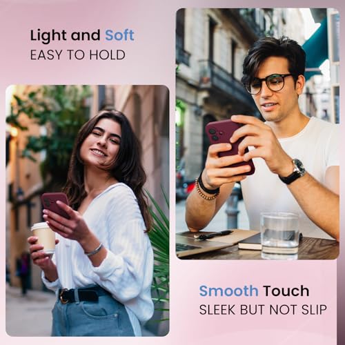 Image of FireNova Magnetic for iPhone 17 Case, Compatible with MagSafe, [Integrated Silicone Camera Control Button] [Camera Protection] Anti-Scratch Microfiber Lining Phone Case, 6.3 inch, Plum