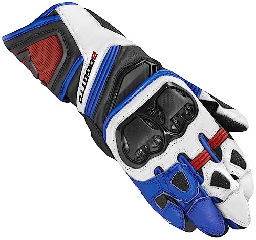 Bogotto Veloce Guanti da moto, nero/blu/bianco, M