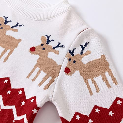 Remimi Kids Christmas Sweater for Toddler Girls Boys Holiday Pullover Top3