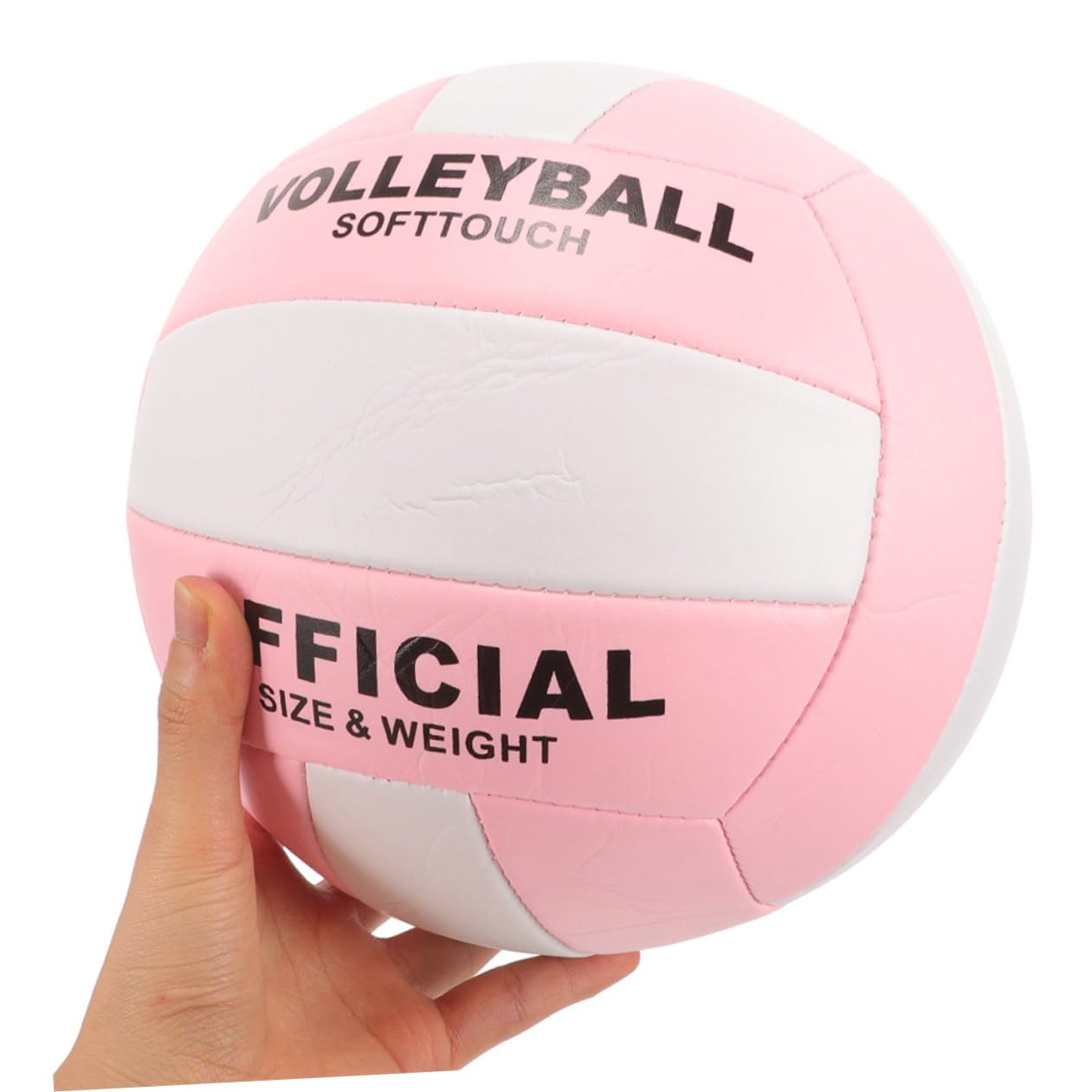 Balón de Voleibol Blando para Entrenamiento Interior Costura Estándar 2 Piezas Material PU para Partidos y Práctica en Interiores
