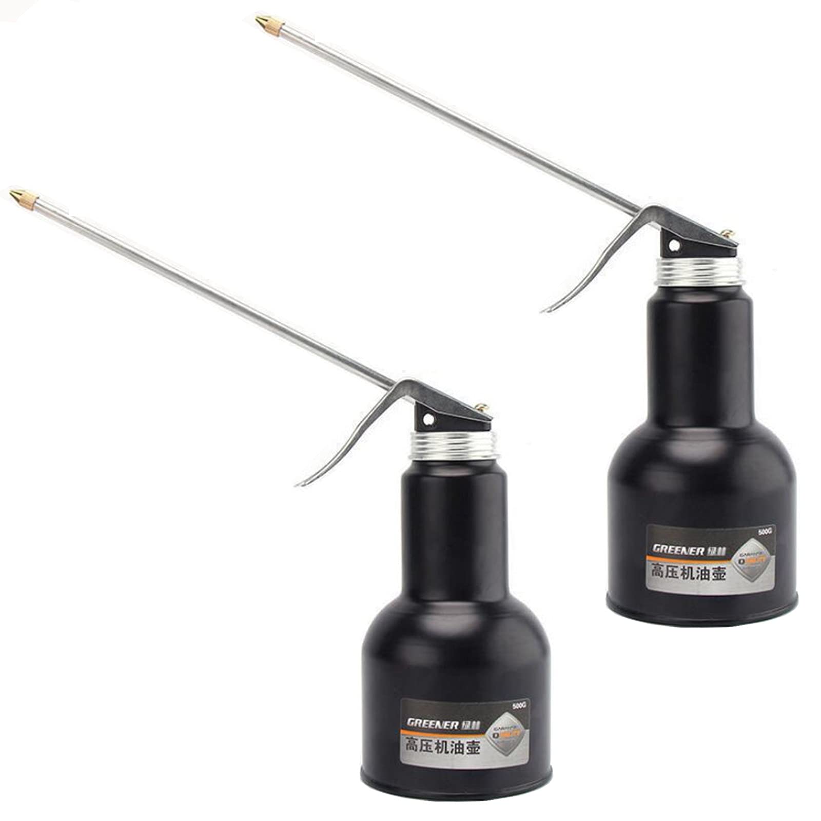 Pistola Olio Manuale Con Pompa Ad Alta Pressione E Beccuccio Flessibile - Oliatore Per Manutenzione Meccanica - 3