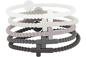 Colorful Silicone Cross Bracelets Rubber Cross Bracelets