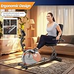 Marcy Home Fitness Personal Exercise Bike with Adjustable Magnetic Resistance for Cardio Workout and Cycle Training - Image 2