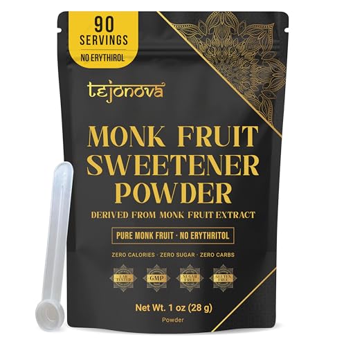 tejonova Pure Monk Fruit Sweetener, 100% Monkfruit...
