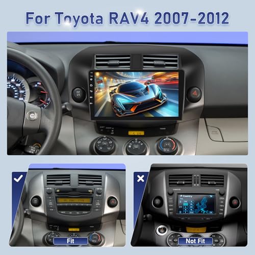 [2GB+64GB] Car Radio for Toyota RAV4 2007-2012 with Carplay&Android Auto by Volxcereo - Used condition - Image 2