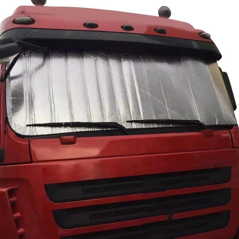 Couverture Pare-Brise Voitur Couverture De Fenêtre Avant Camion, Film En Aluminium Argenté, Pare-brise, Rideau D'ombrage, Protection Solaire Pour Camping-car