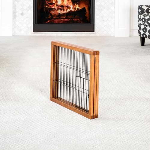 Carlson 22"-62" Super Wide Dog Gate with Small Pet Door, Premium Wooden 3-Panel Pet Gate for Doorways & Hallways by Carlson Pet Products - Image 5