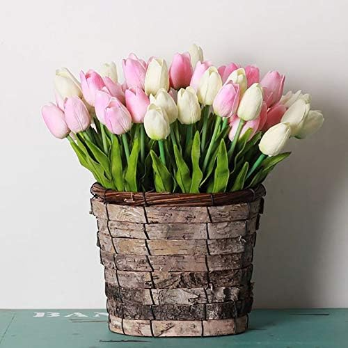 Artificial and Dried Flower 10/30pcs Tulip Artificial Flowers Real Touch Flowers Wedding Decor Simulation Bride Bouquets Pu Tulips for Home Party Vase Decor - ( Color: F07; Size: 30PCS )