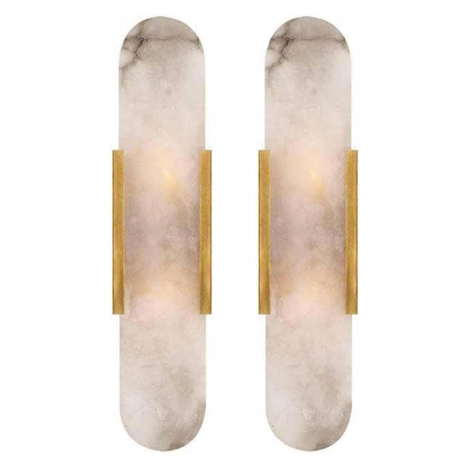 LYOUAE Nordic Natural Marble Wall Lamp Modern Alabaster Wall Sconce