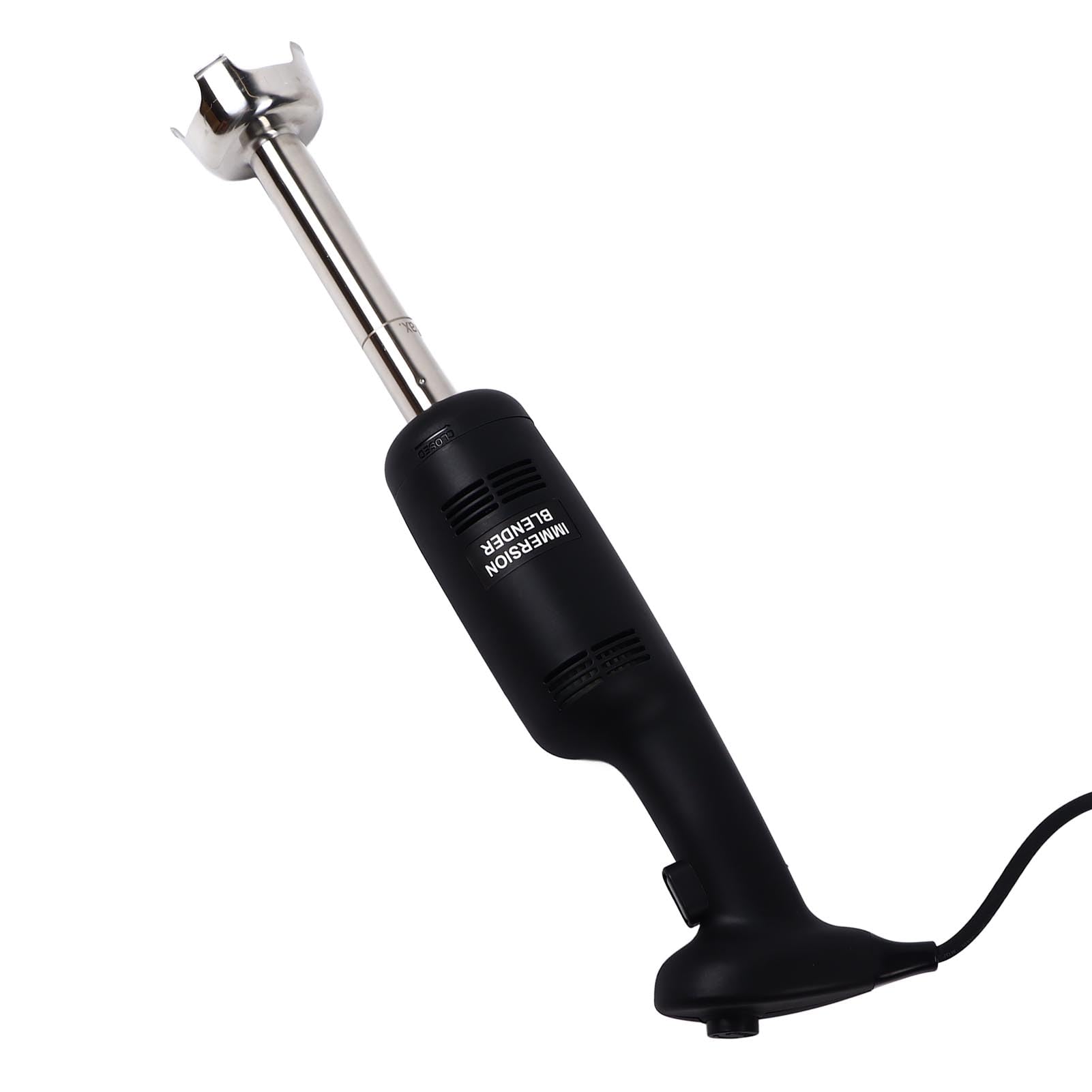 Fdit Batidora de Mano de 270W, Velocidad Variable de 6000-20000 RPM con Eje de Acero Inoxidable y de Goma Suave para Batir Sopas y Comida para Bebés (Enchufe europeo 220V 50Hz)
