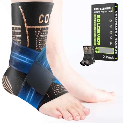 [360° Full Compression] Copper Ankle Brace for...