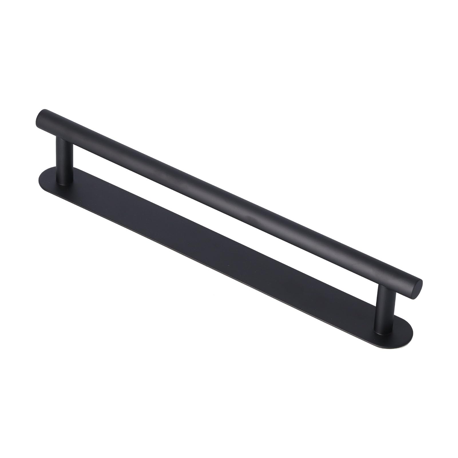 Accroche serviette adhésif inox 40cm anti-rayure pour mur lisse