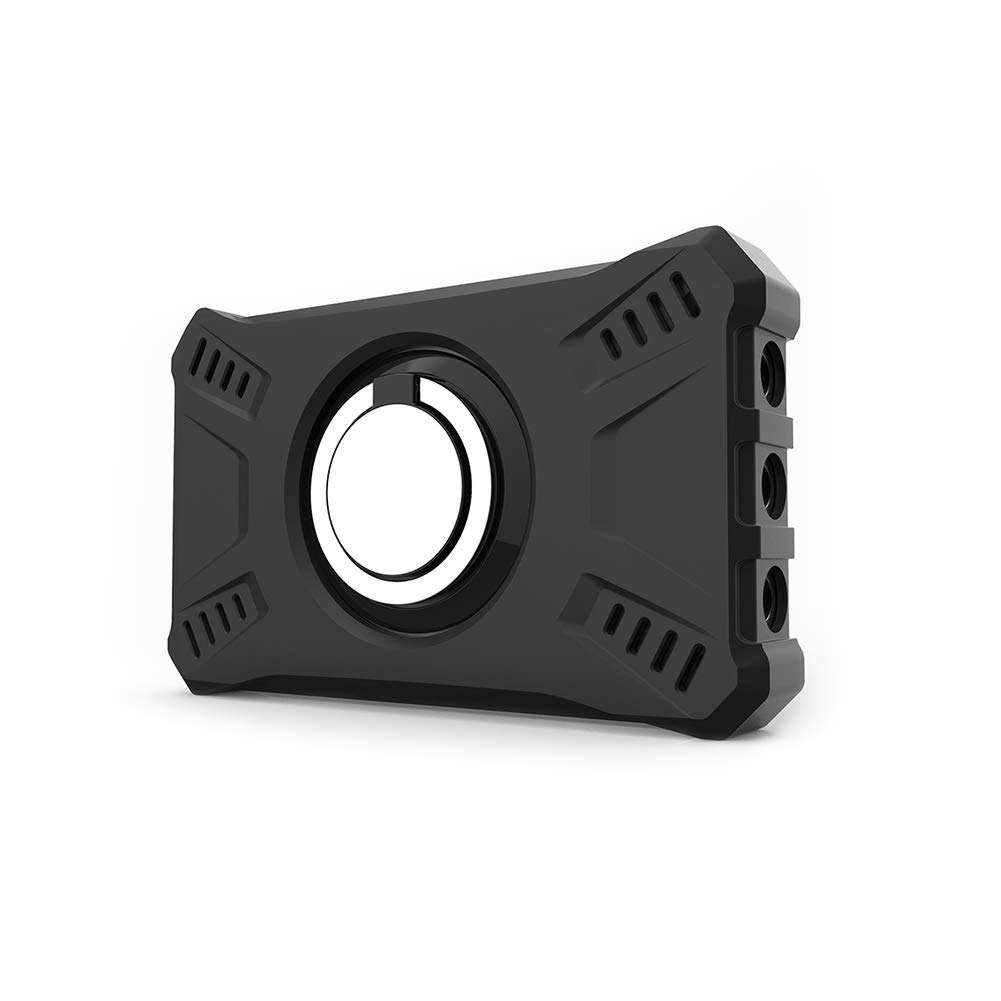 1Pcs Oscilloscope Silicone Case Black Comfortable Feel Ring Holder Mini Ring Bracket Holder Case Miniature Oscilloscopes